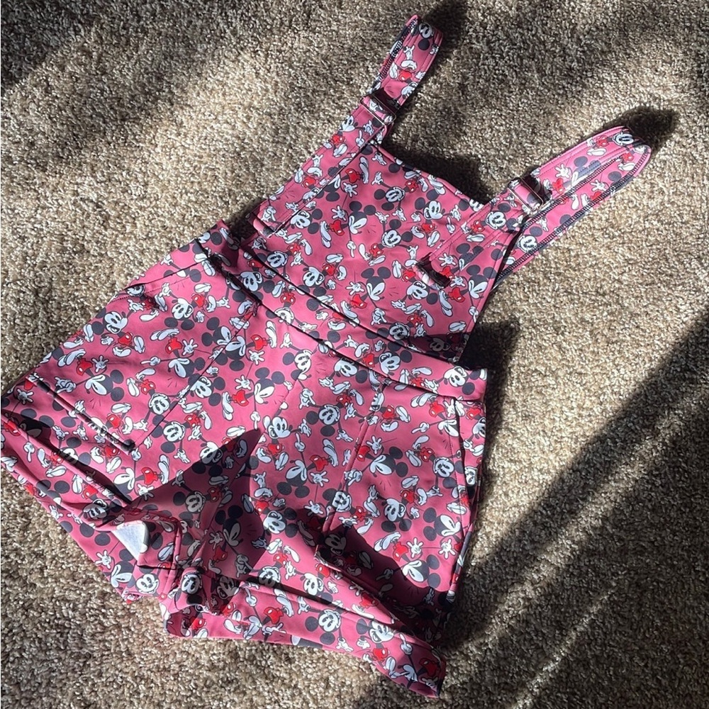 Blackmilk Disney Mickey and Minnie Overalls